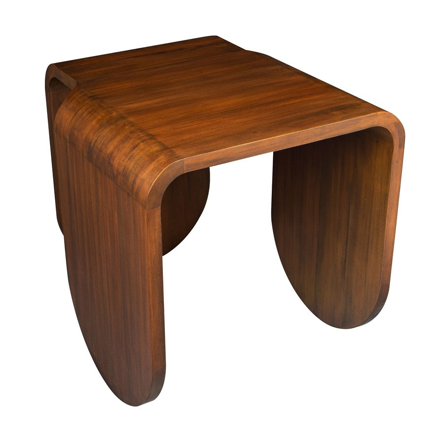 Atlas Lighting Warren Accent Table | Transitional Walnut Wood | Living Room & Bedroom Side Table | 23 x 27 x 24 in | Model TA11207-01