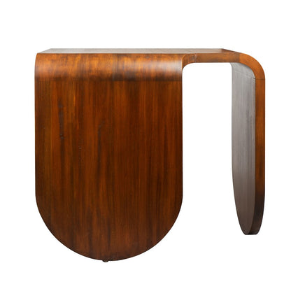 Atlas Lighting Warren Accent Table | Transitional Walnut Wood | Living Room & Bedroom Side Table | 23 x 27 x 24 in | Model TA11207-01
