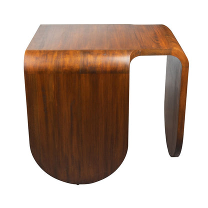 Atlas Lighting Warren Accent Table | Transitional Walnut Wood | Living Room & Bedroom Side Table | 23 x 27 x 24 in | Model TA11207-01