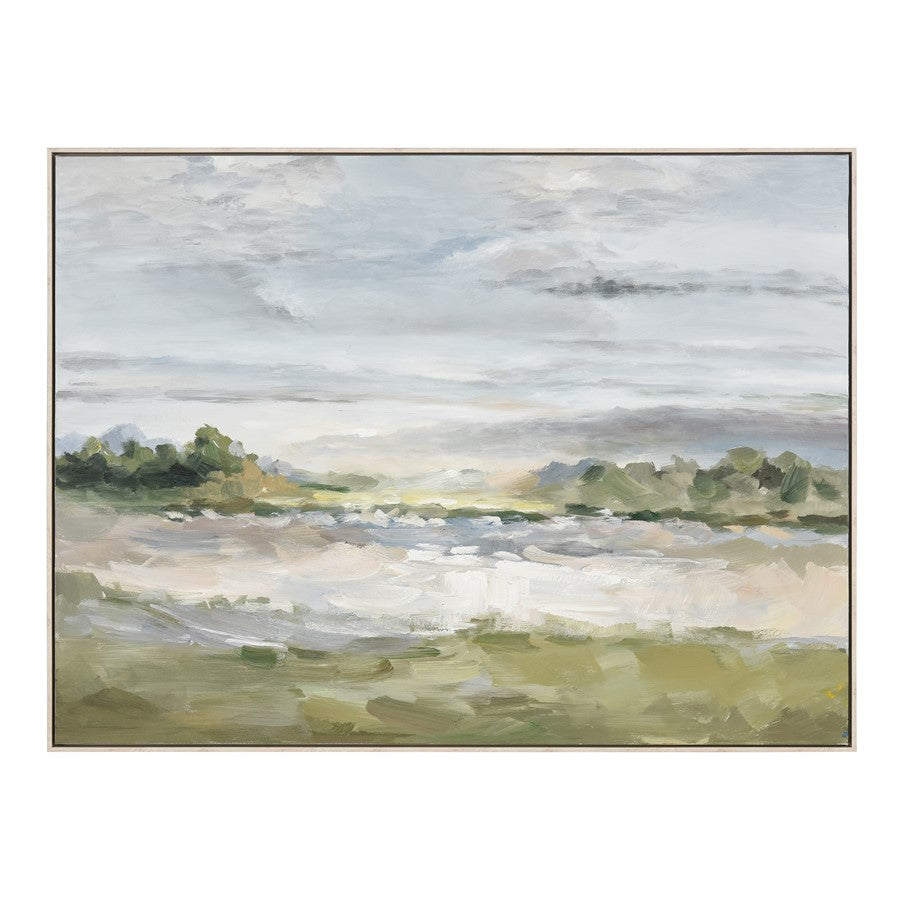 Atlas Lighting Acton Meadow Framed Wall Art, Gray - WA11001-01