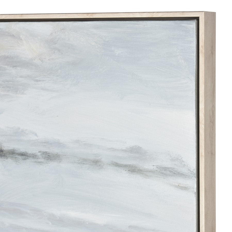 Atlas Lighting Acton Meadow Framed Wall Art, Gray