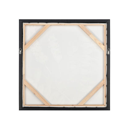 Atlas Lighting Botanical Study II 24.75in Square Framed Wall Art | Transitional Green and Black Fabric with Gold Frame | Living | Model WA11021-02