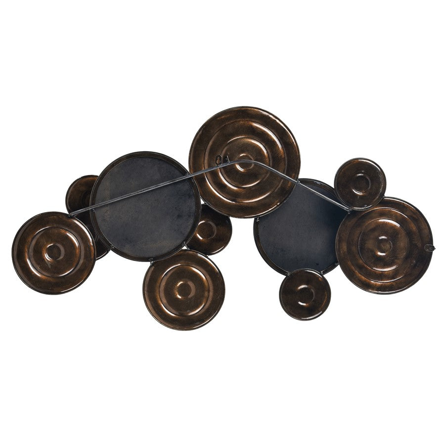 Atlas Lighting Breckman 42in Dimensional Wall Art | Brass & Bronze Metal | Living Room & Bedroom Decor | 42.5 x 3 x 22.75 in | Model WA11026-01