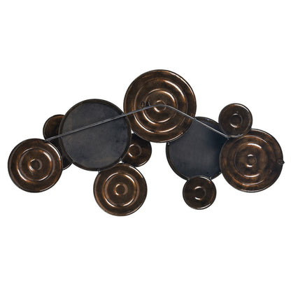 Atlas Lighting Breckman 42in Dimensional Wall Art | Brass & Bronze Metal | Living Room & Bedroom Decor | 42.5 x 3 x 22.75 in | Model WA11026-01