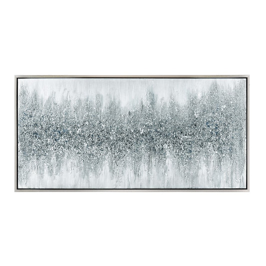 Atlas Lighting Kimble 59in Framed Wall Art | Gray Fabric Modern/Contemporary | Living Room & Bedroom Wall Decor | Model WA11074-01