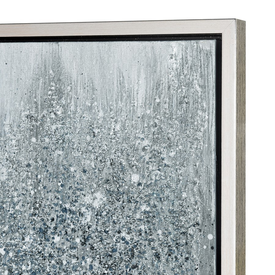 Atlas Lighting Kimble 59in Framed Wall Art | Gray Fabric Modern/Contemporary | Living Room & Bedroom Wall Decor | Model WA11074-01