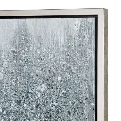 Atlas Lighting Kimble 59in Framed Wall Art | Gray Fabric Modern/Contemporary | Living Room & Bedroom Wall Decor | Model WA11074-01