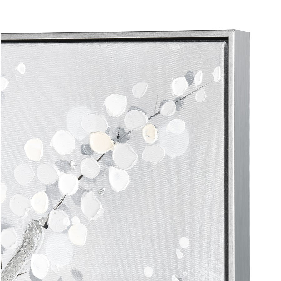 Atlas Lighting Meadow Mist Set of 2 24in Gray Wall Art | Transitional Fabric | Living Room & Bedroom Decor | 24 x 1.75 x 36 in | Model WA11089-01S