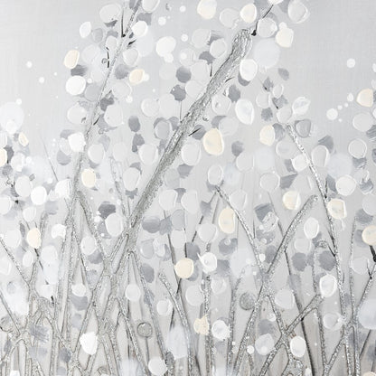 Atlas Lighting Meadow Mist Set of 2 24in Gray Wall Art | Transitional Fabric | Living Room & Bedroom Decor | 24 x 1.75 x 36 in | Model WA11089-01S
