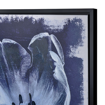 Atlas Lighting Meru 35in Navy Wall Art | Transitional Fabric | Living Room & Bedroom Decor | 35.5 x 1.5 x 47.25 in | Model WA11090-01