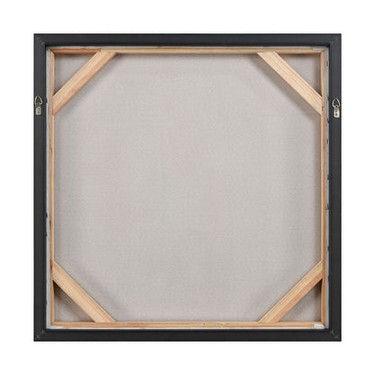 Atlas Lighting Modern Blush II 25in Framed Wall Art | White & Light Pink Fabric Canvas | Living Room & Bedroom Decor | Model WA11096-02