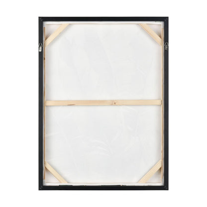 Atlas Lighting Musa II 24x32in Framed Wall Art | Green & Off White Fabric Canvas | Living Room & Dining Room Decor | Model WA11099-02