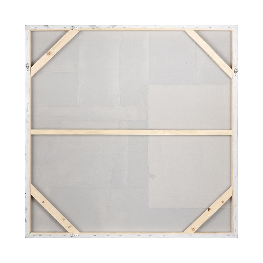 Atlas Lighting Pavement 40in Square Wall Art | Off White & Gray Textured Canvas | Living Room & Office Decor | 40in H | Model WA11115-01