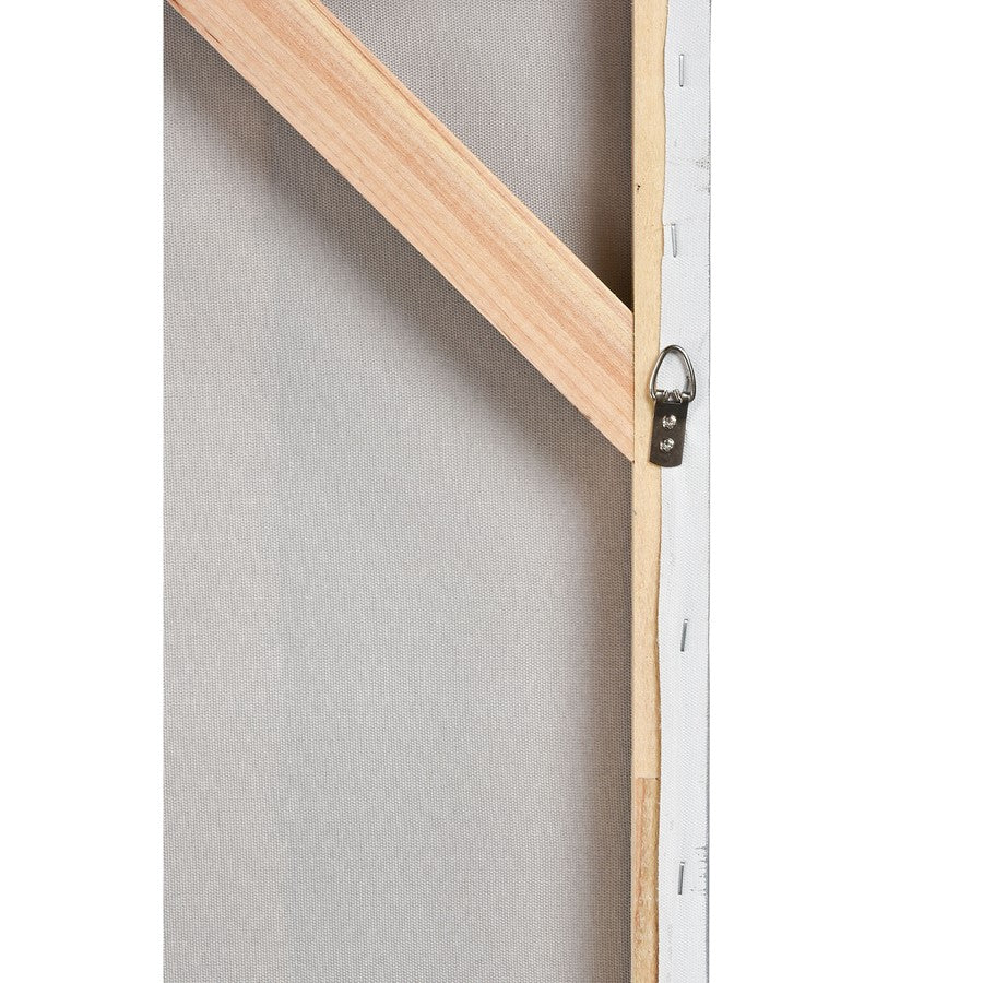 Atlas Lighting Pavement 40in Square Wall Art | Off White & Gray Textured Canvas | Living Room & Office Decor | 40in H | Model WA11115-01
