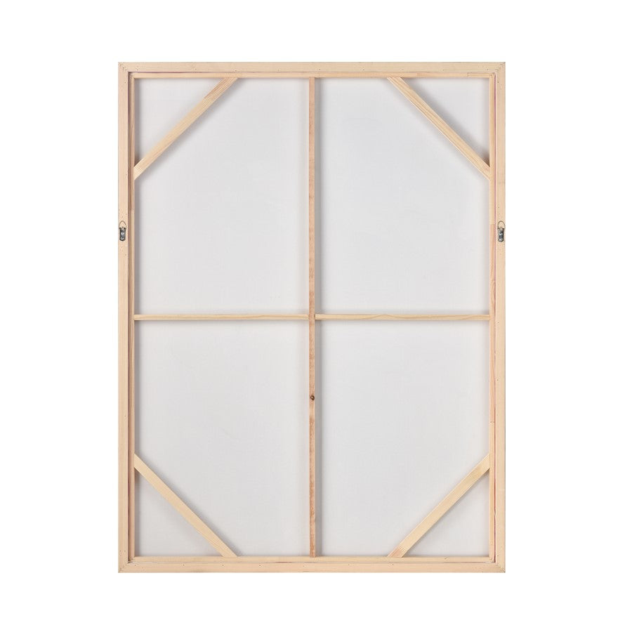 Atlas Lighting Pink Flush 47in Abstract Framed Wall Art | Pink & Coral Fabric on Wood Frame | Living Room & Bedroom Statement | Model WA11122-01