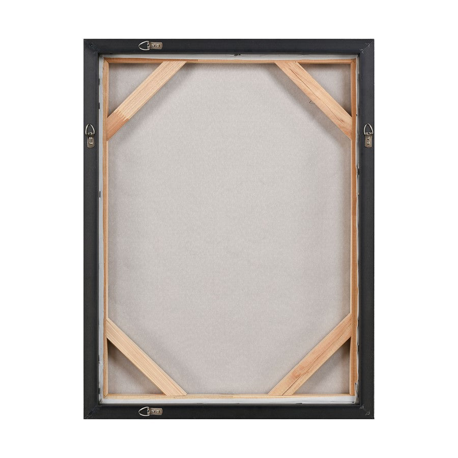 Atlas Lighting Prowess II 19in W Framed Wall Art | Modern Gold & Bronze Fabric | Living Room & Bedroom Decor | 19 x 2 x 25 in | Model WA11123-02