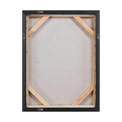 Atlas Lighting Prowess II 19in W Framed Wall Art | Modern Gold & Bronze Fabric | Living Room & Bedroom Decor | 19 x 2 x 25 in | Model WA11123-02
