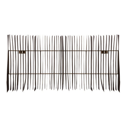 Atlas Lighting Ridge 60in Dimensional Wall Art | Aged Brass Metal | Living Room & Office Statement | 60 x 6.5 x 30 in | Model WA11132-01