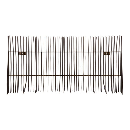 Atlas Lighting Ridge 60in Dimensional Wall Art | Aged Brass Metal | Living Room & Office Statement | 60 x 6.5 x 30 in | Model WA11132-01