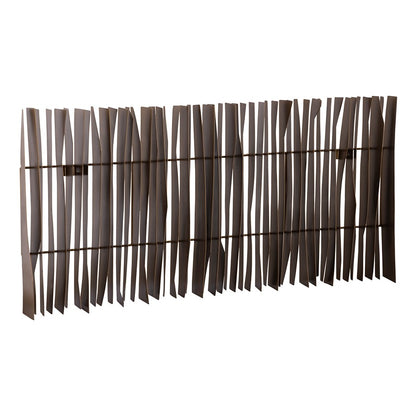 Atlas Lighting Ridge 60in Dimensional Wall Art | Aged Brass Metal | Living Room & Office Statement | 60 x 6.5 x 30 in | Model WA11132-01
