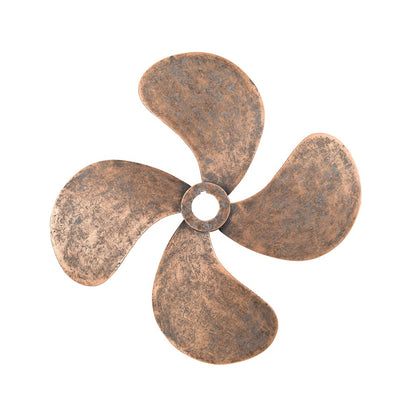 Atlas Lighting Ships Rudder Dimensional Wall Art | Antique Copper Metal | Office, Library & Great Room Decor | 23.25 x 2 x 23.25 in | Model WA11142-01