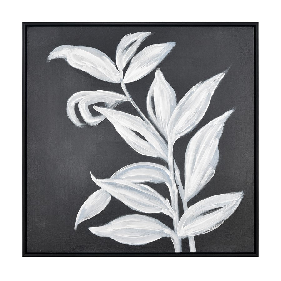 Atlas Lighting Silhouette I Framed Wall Art | Black & White Fabric on Plastic Frame | Modern Living Room & Bedroom Decor | Model WA11143-01