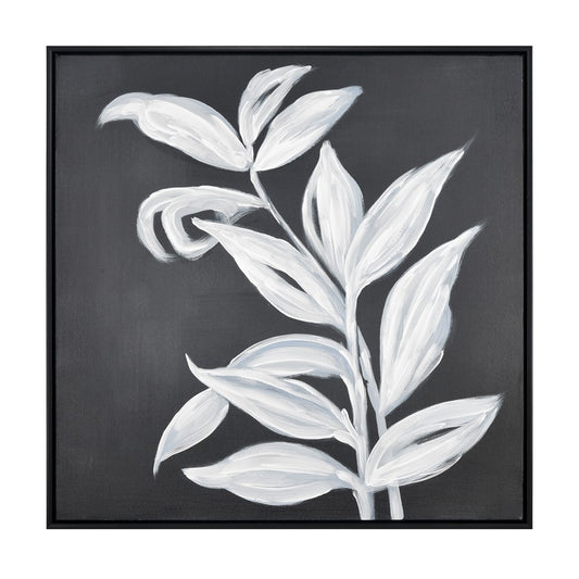 Atlas Lighting Silhouette I Framed Wall Art | Black & White Fabric on Plastic Frame | Modern Living Room & Bedroom Decor | Model WA11143-01