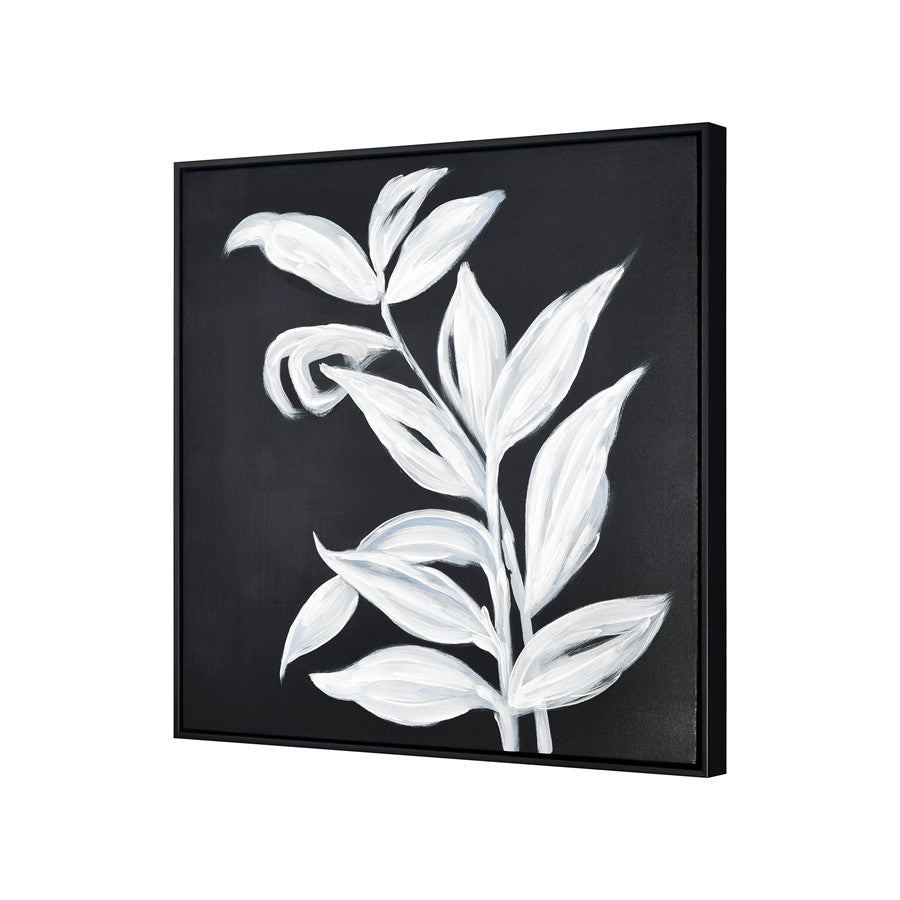 Atlas Lighting Silhouette I Framed Wall Art | Black & White Fabric on Plastic Frame | Modern Living Room & Bedroom Decor | Model WA11143-01