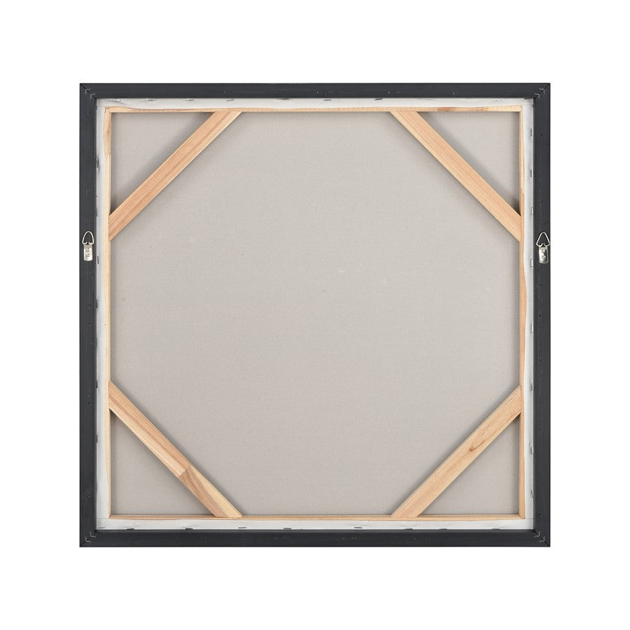 Atlas Lighting Silhouette I Framed Wall Art | Black & White Fabric on Plastic Frame | Modern Living Room & Bedroom Decor | Model WA11143-01