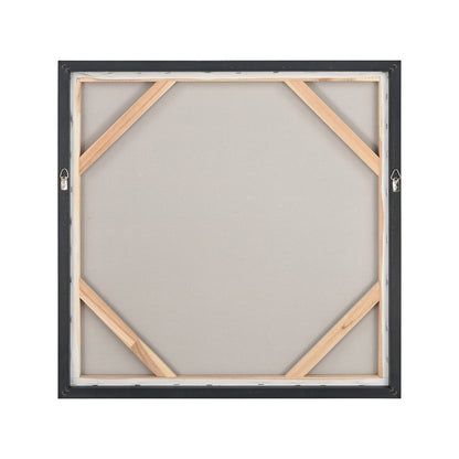 Atlas Lighting Silhouette I Framed Wall Art | Black & White Fabric on Plastic Frame | Modern Living Room & Bedroom Decor | Model WA11143-01