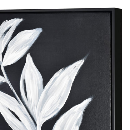 Atlas Lighting Silhouette I Framed Wall Art | Black & White Fabric on Plastic Frame | Modern Living Room & Bedroom Decor | Model WA11143-01