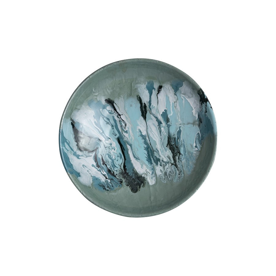 Atlas Lighting Spindrift 22.5in Dimensional Wall Art Set of 3 | Transitional Seafoam Green Enamel Metal | Living Room & Hallway | Model WA11150-01S