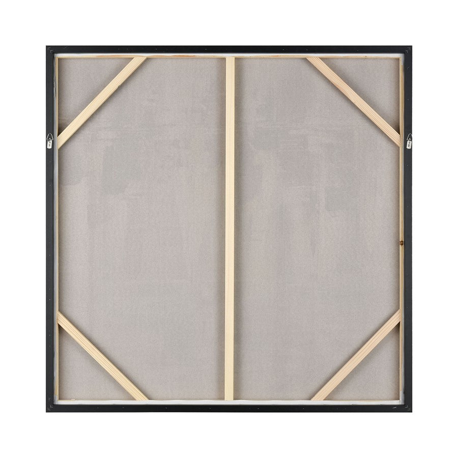 Atlas Lighting Weekend on the Lake 40in Square Framed Wall Art | White & Silver Coastal Sailboat Scene | Living Room & Bedroom | Model WA11179-01