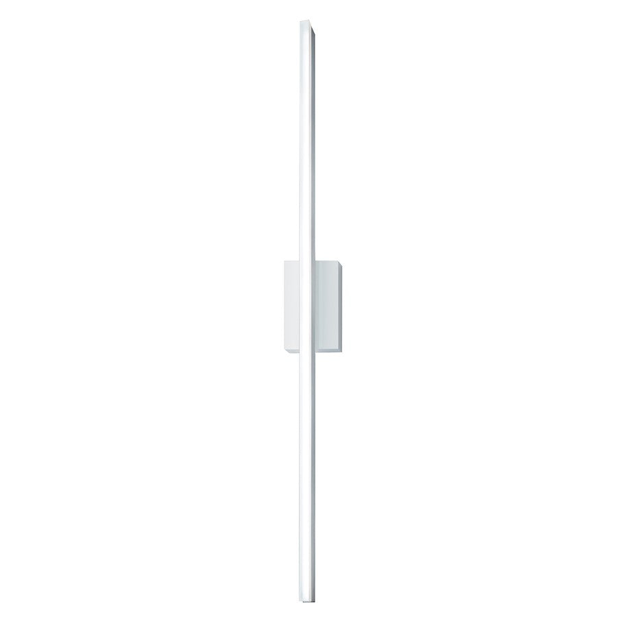 Atlas Lighting Ava 60in Integrated LED Sconce | Modern Gloss White and Acrylic | Bedroom & Hallway Wall Light | Model WL11029-WH