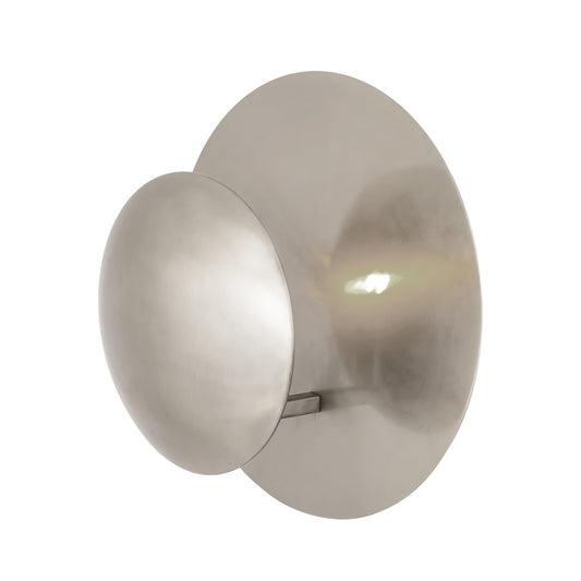 Atlas Lighting Lorens 12.5in 1-Light Wall Sconce | Transitional Polished Nickel and Gold Metal | Hallway & Bedroom | Model WL11103-NK