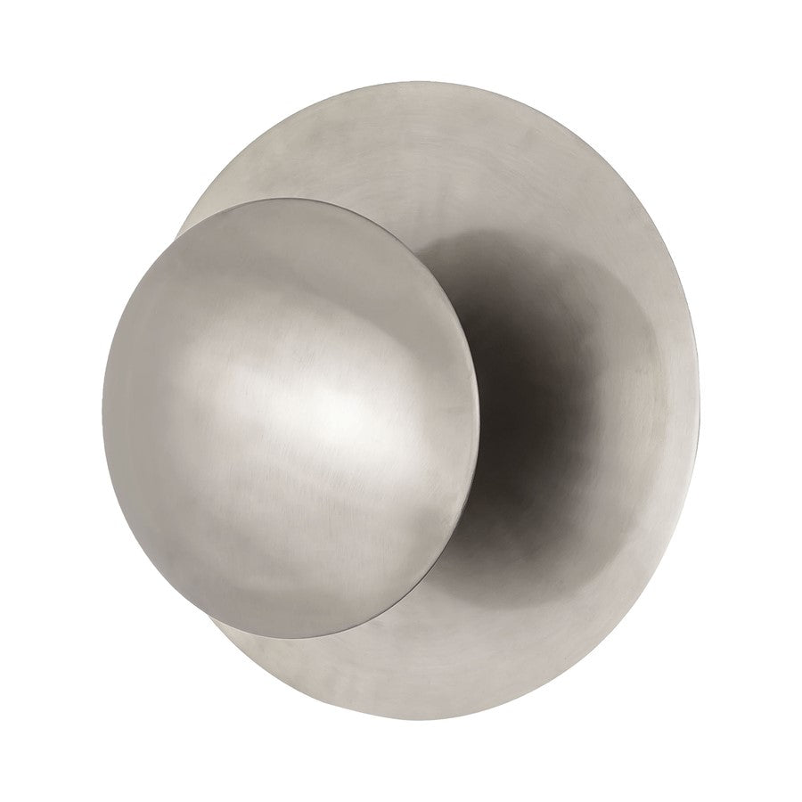 Atlas Lighting Lorens 12.5in 1-Light Wall Sconce | Transitional Polished Nickel and Gold Metal | Hallway & Bedroom | Model WL11103-NK