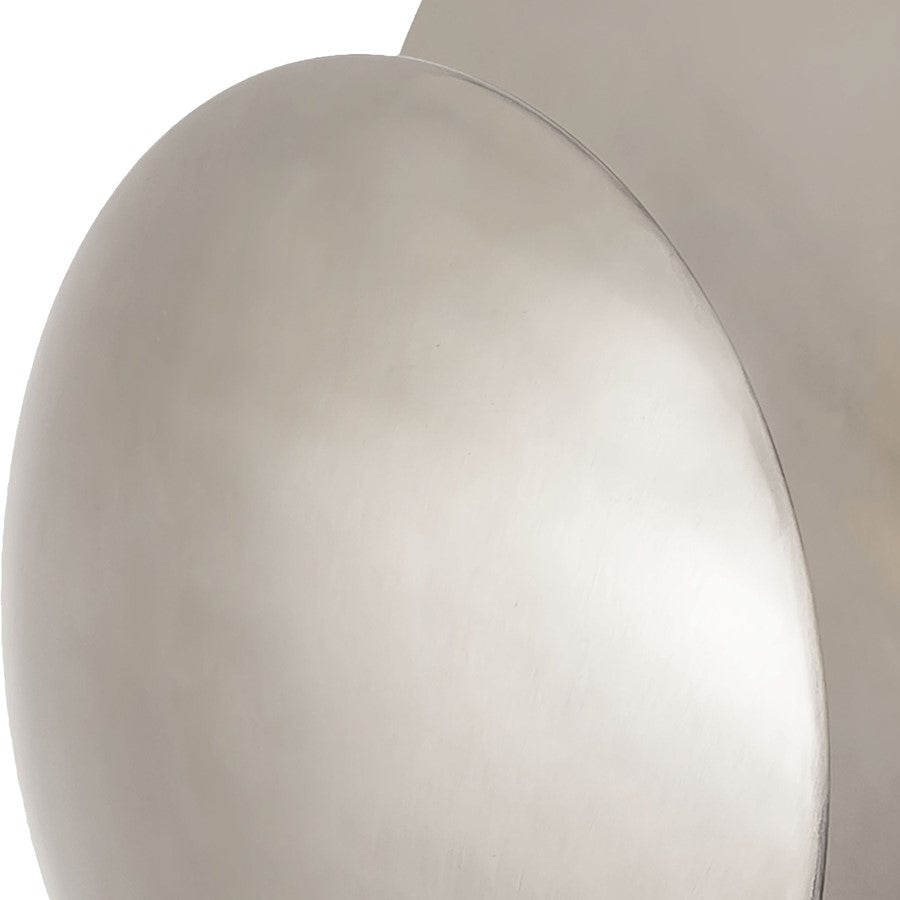 Atlas Lighting Lorens 12.5in 1-Light Wall Sconce | Transitional Polished Nickel and Gold Metal | Hallway & Bedroom | Model WL11103-NK