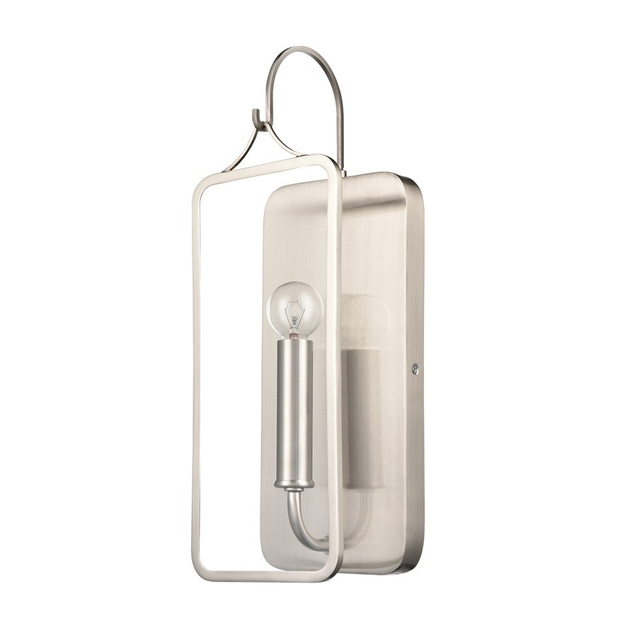 Atlas Lighting Merge 15in 1-Light Wall Sconce | Modern Chrome and Clear Glass | Bedroom & Hallway | 5 x 4 x 15 in | Model WL11110-CH
