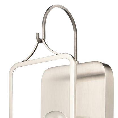 Atlas Lighting Merge 15in 1-Light Wall Sconce | Modern Chrome and Clear Glass | Bedroom & Hallway | 5 x 4 x 15 in | Model WL11110-CH