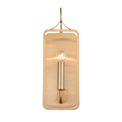 Atlas Lighting Merge 15in 1-Light Wall Sconce | Modern Gold and Clear Glass | Bedroom & Hallway | 5 x 4 x 15 in | Model WL11110-GD