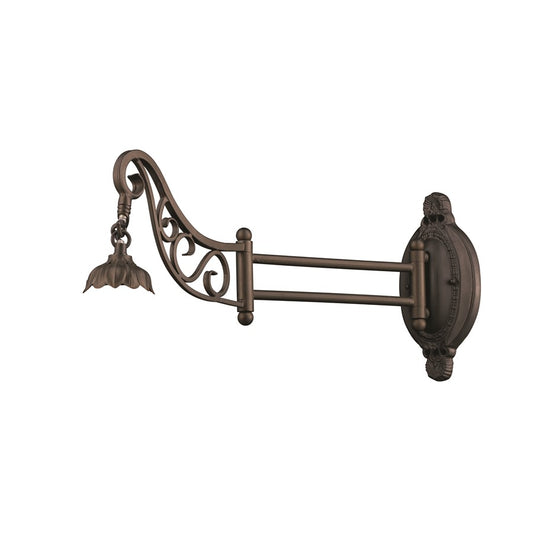 Atlas Lighting Mix-N-Match 11in 1-Light Wall Sconce | Traditional Bronze Metal | Bedroom & Hallway | 7 x 24 x 11 in | Model WL11113-BZ