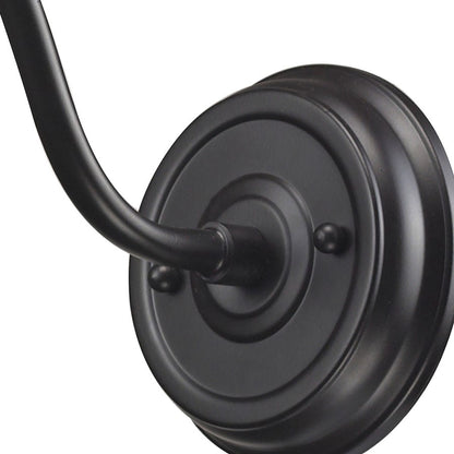 Atlas Lighting Urban Lodge 10in 1-Light Wall Sconce | Transitional Oil Rubbed Bronze Metal | Bedroom & Hallway Accent Light | Model WL11164-BZ