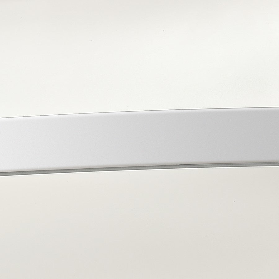 Atlas Lighting Curvato 25in LED Vanity Light | Modern Polished Chrome and White Glass | Bathroom Vanity | 25.5 x 4.5 x 5.5 in | Model WL11272-CH