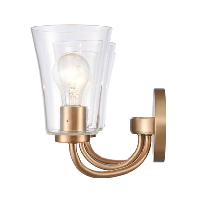 Atlas Lighting Emily 23in 3-Light Vanity Light | Traditional Brushed Gold and Clear Glass | Bathroom Vanity | 23 x 8.75 x 9.5 in | Model WL11294-GD
