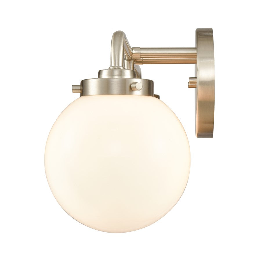 Atlas Lighting Fairbanks 23in 3-Light Vanity Light | Modern Brushed Nickel and Opal Glass | Bathroom Vanity | 23 x 6 x 8 in | Model WL11302-NK2