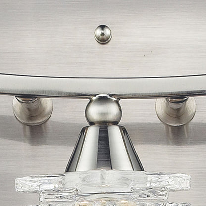 Atlas Lighting Matrix 15in 3-Light Vanity Light | Modern Satin Nickel and Clear Glass | Bathroom Vanity | 15 x 5 x 7 in | Model WL11368-NK
