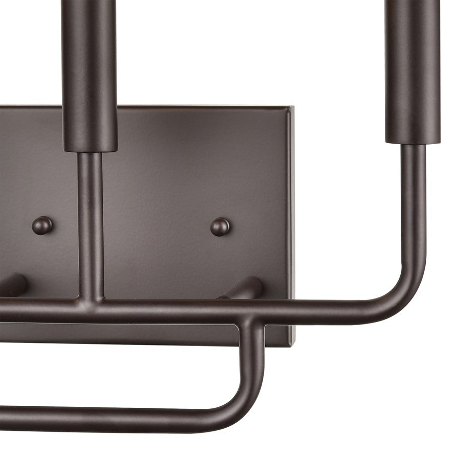 Atlas Lighting Park Slope 13in 3-Light Vanity Light | Transitional Oil Rubbed Bronze | Bathroom Vanity | 13 x 5 x 8.5 in | Model WL11397-BZ