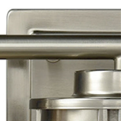 Atlas Lighting Ravendale 20in 3-Light Vanity Light | Transitional Brushed Nickel and White Frosted Glass | Bathroom Vanity | Model WL11421-NK