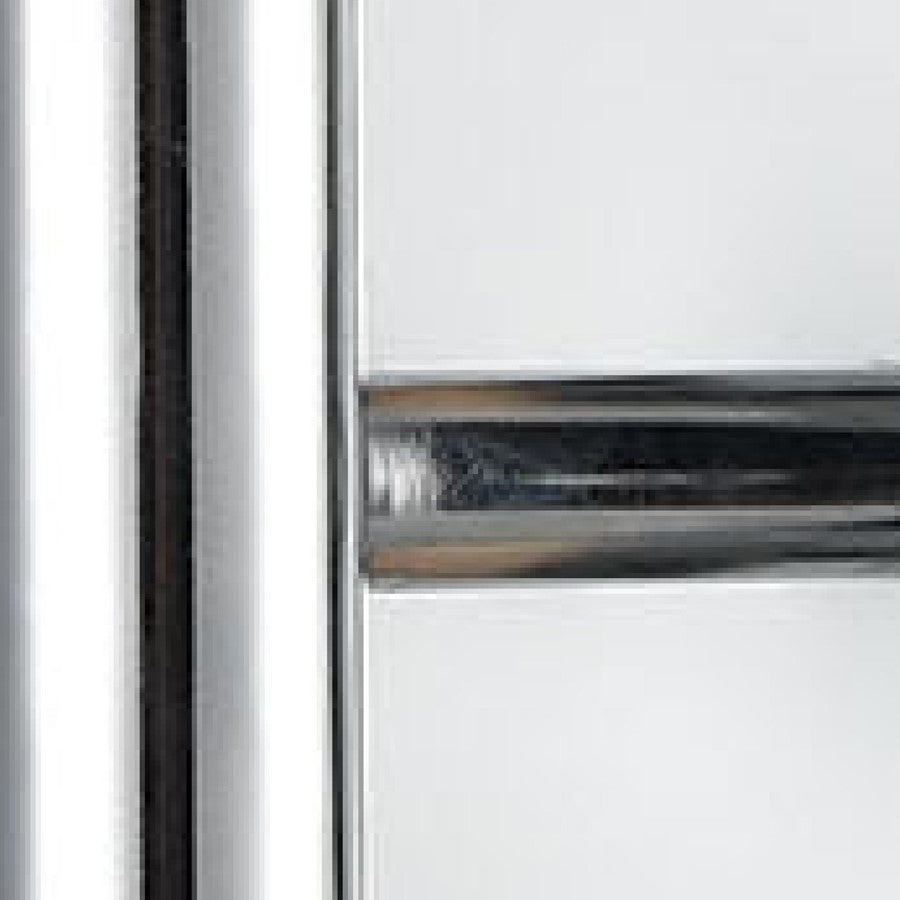 Atlas Lighting Tristen 20in 2-Light Vanity Light | Modern Chrome and White Frosted Glass | Bathroom Vanity & Powder Room | Model WL11467-CH