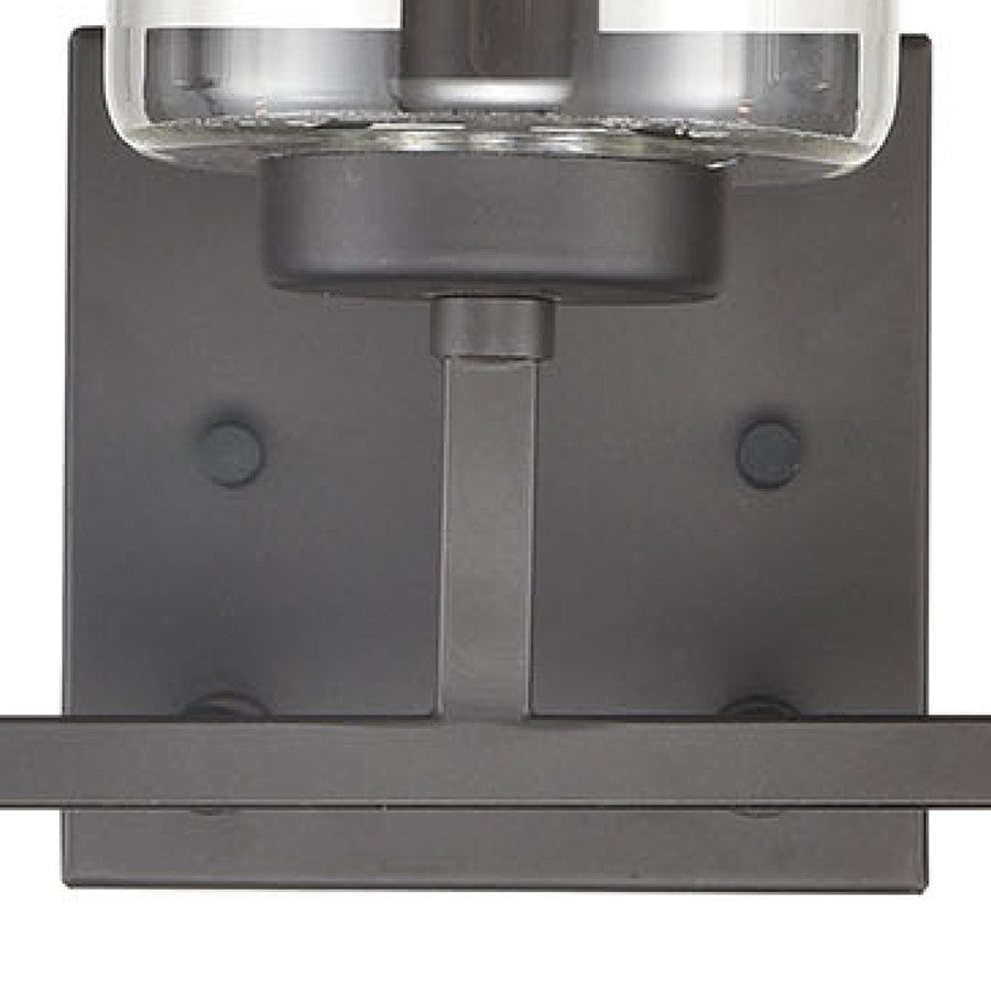 Atlas Lighting West End 23in 3-Light Vanity Light | Transitional Oil Rubbed Bronze and Clear Glass | Bathroom Vanity | Model WL11476-BZ